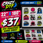 DTF Transfers Gang Sheet Builder