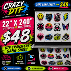 DTF Transfers Gang Sheet Builder