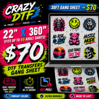 DTF Transfers Gang Sheet Builder