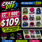 DTF Transfers Gang Sheet Builder