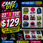 DTF Transfers Gang Sheet Builder